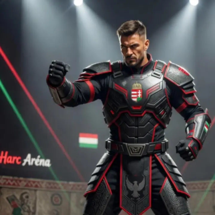 Ultimate Magyar Arena közösség kedvenc karaktere egy dinamikus aréna jelenetben