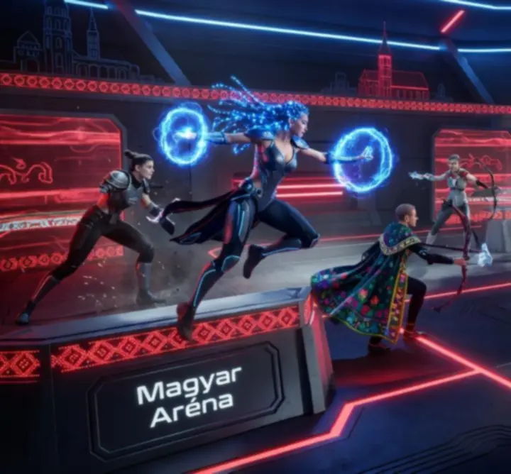 Taktikus harc jelenet az Ultimate Magyar Arena arénájában